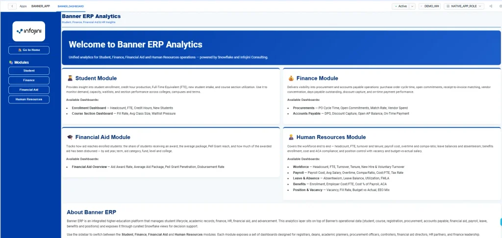 Homepage Interface