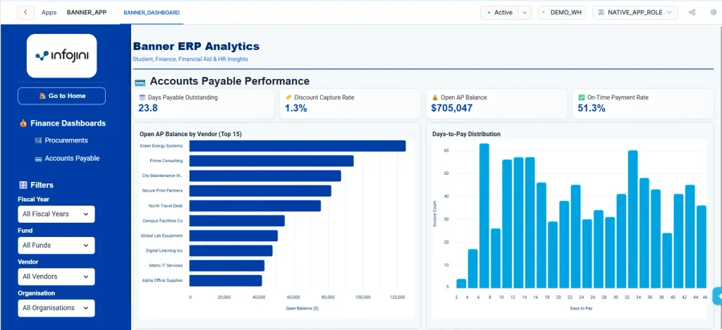 Accounts Payable Dashboard